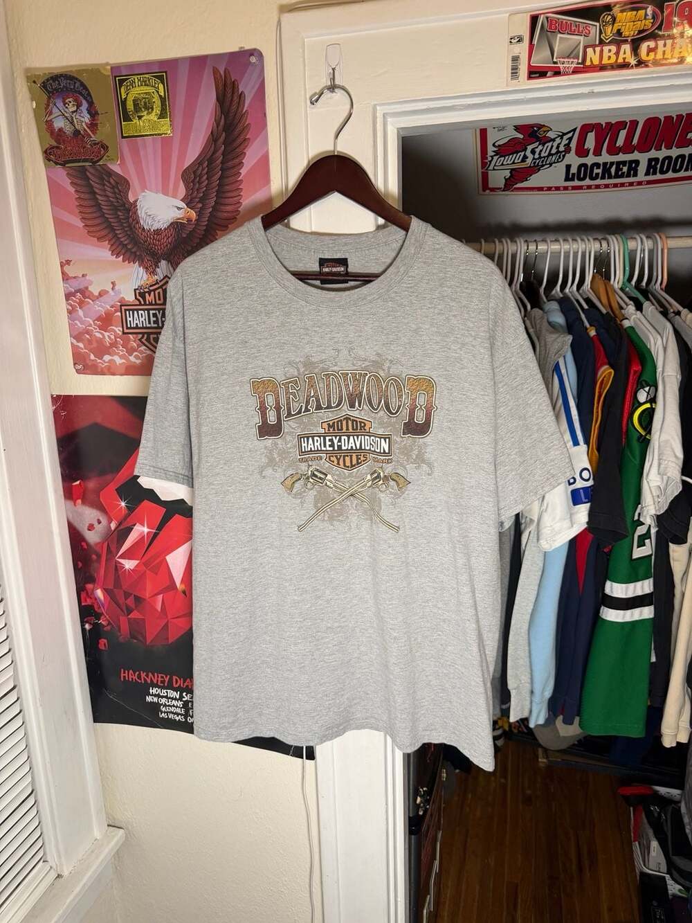 Harley Davidson Deadwood South Dakota T-Shirt Size XL